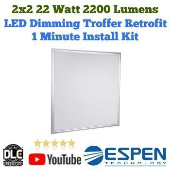 Espen Technology VEKT-P2X2/835 2x2 LED Troffer Retrofit Panel Kits provide a fast, energy saving solution for fluorescent T8 lighting.