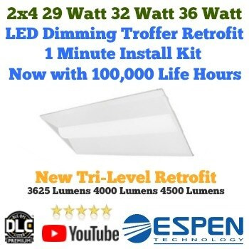 Featuring over 100,000 long life hours along with 3 wattage settings (29,32,36) to choose from for the perfect light level. 4000K color.