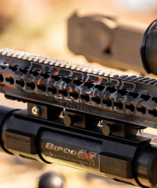 Black Grey Orange Multi-Cam with Inlaid Cerakote logo