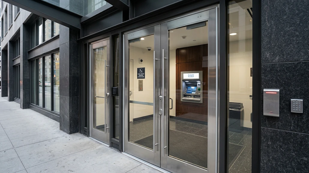 Bank and Credit Union Door Hardware