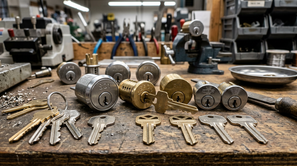 Commercial Cylinder Keyways and Keying Compatibility