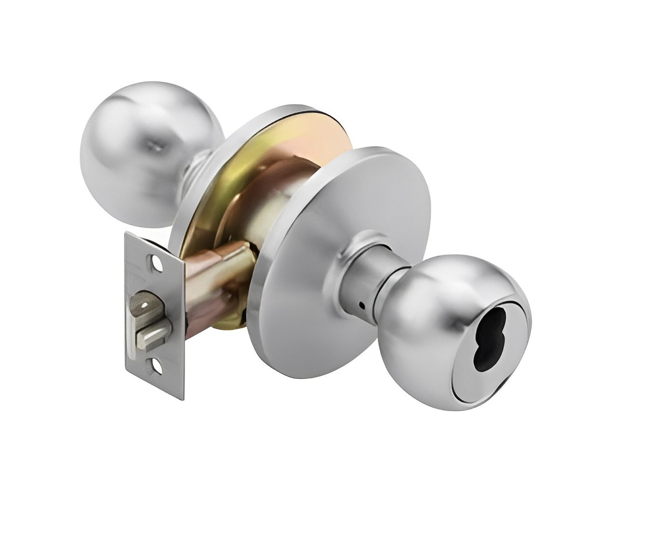 BEST 8K37D4DS3626 Grade 1 Storeroom Cylindrical Knob Lock, Satin