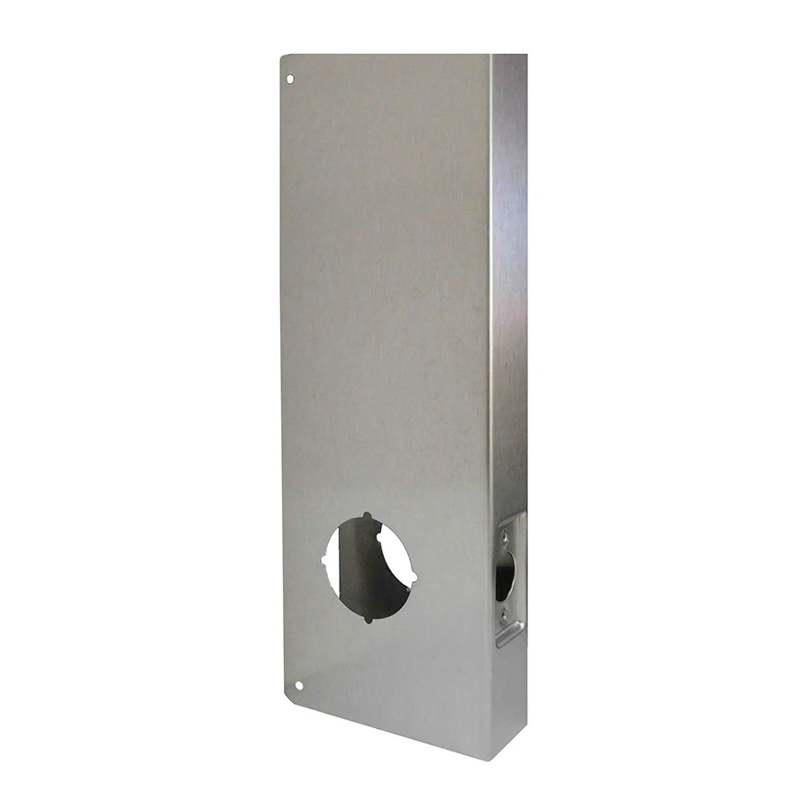 Plaque D'encadrement Don-Jo MFG 14-S-2-CW - Inox, Pour Porte 1-3/4 - Neuf Avec Défauts Mineurs