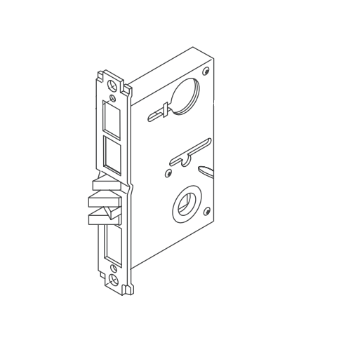 Corbin Russwin 650F678LR ED5650 Mortise Lock Body