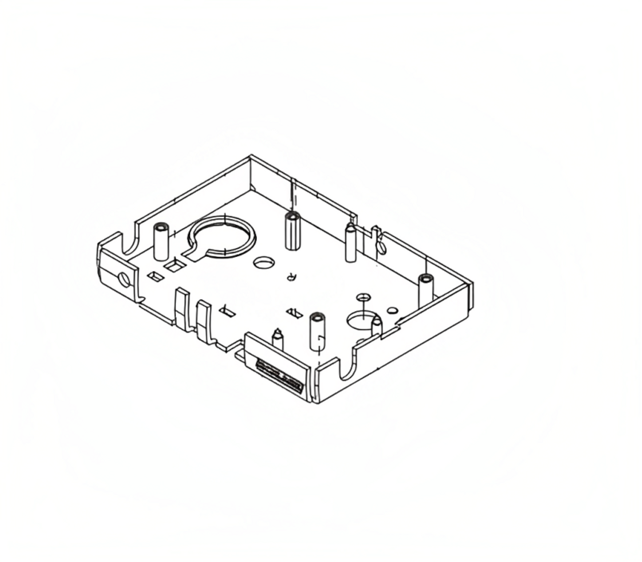 Schlage L283-112 Lock Case, L9000 Series