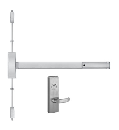 PHI Precision 2208 4908D Surface Vertical Rod Exit Device with