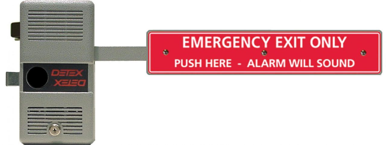 Detex ECL-600 Fire Exit Panic Device Door Lock With Alarm - No Cylinder - View #2