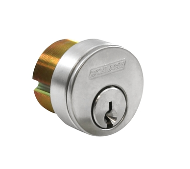 Schlage 20013 118 11/8" Mortise Cylinder with 3/8" Blocking Ring