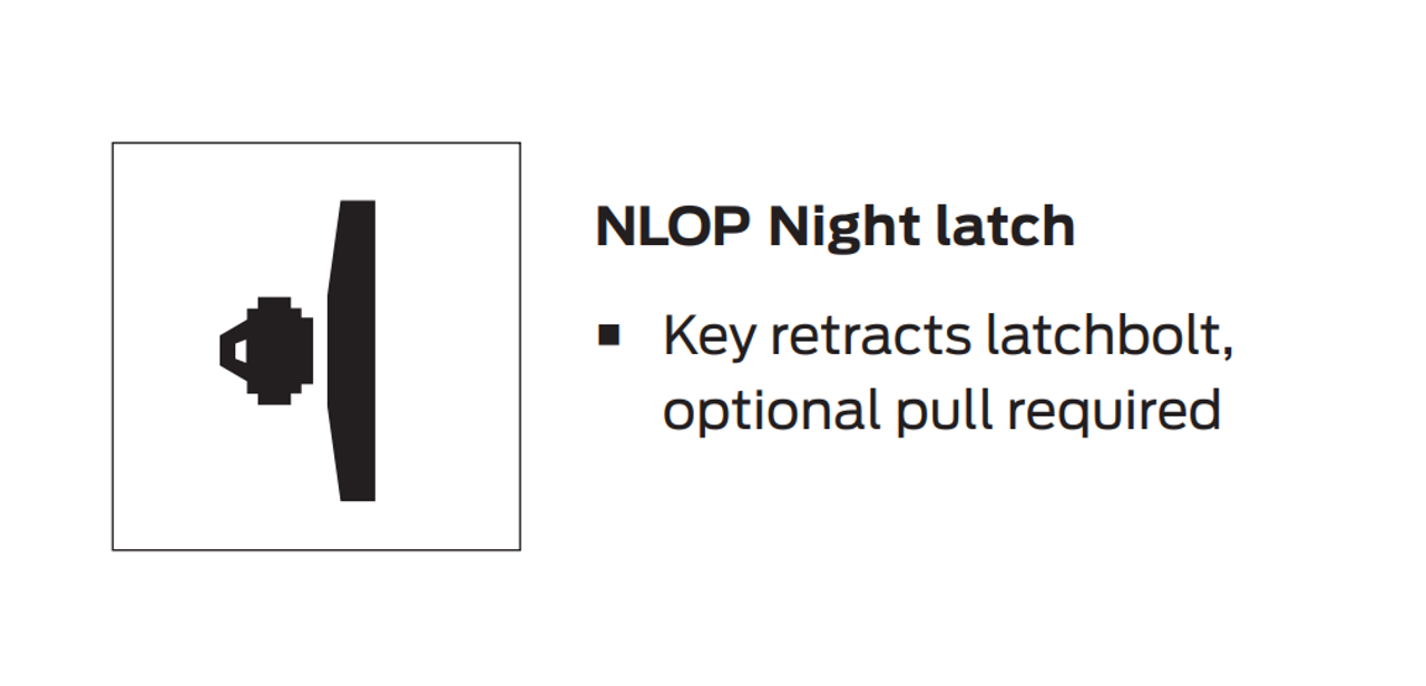 Von Duprin 3547ANL-OP Concealed Vertical Rod Exit Device with 388NL Trim