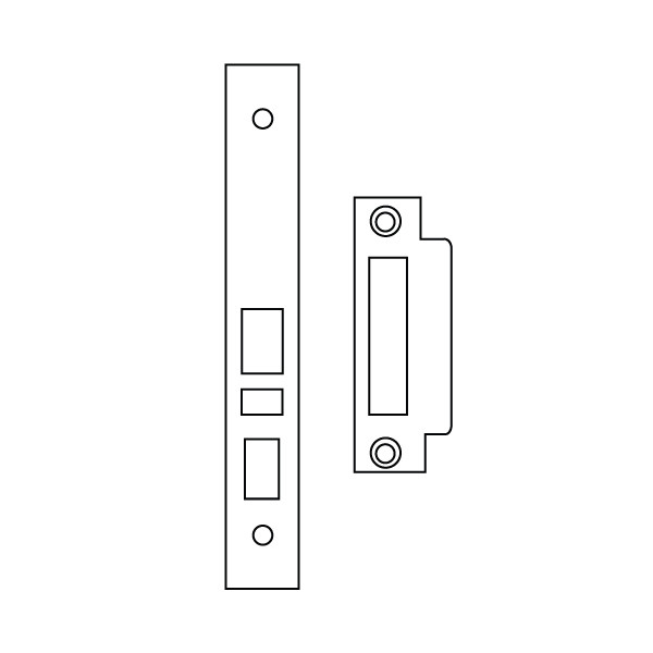 Accentra (Yale) 50-0020-8807 Armor Front and Strike Pack for 8807
