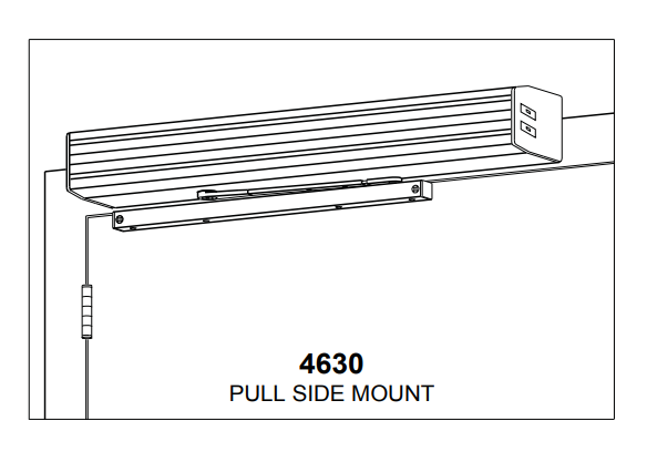 LCN 4631-STD Auto Equalizer Door Operator, Pull Side Mounted w
