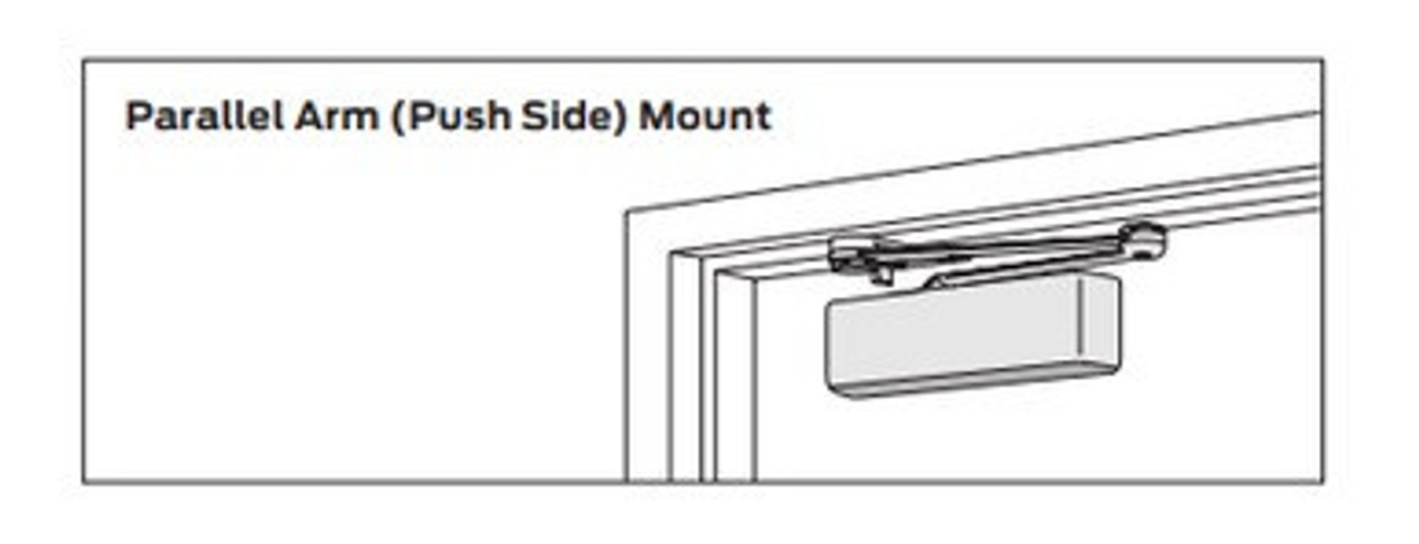 LCN 4040XP SHCUSH Door Closer w/ Spring Hold Open Cush-n-Stop Arm