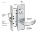Falcon MA851P DN Storeroom-Fail Safe Mortise Lock