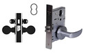 Falcon MA371B AG Store Door Mortise Lock, Accepts Small Format IC Core