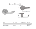Falcon MA321 QG Privacy Mortise Lock Mortise Lock