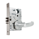 Falcon MA581L QG Storeroom Mortise Lock, Less conventional cylinder