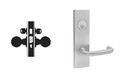 Falcon MA431CP6 SN 626 Security Mortise Lock, w/ Schlage C Keyway, Satin Chrome Finish