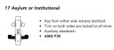 Sargent 70-8217 LNJ Asylum or Institutional Mortise Lock, Accepts Small Format IC Core (SFIC)