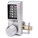 Kaba Simplex 1012 Mechanical Pushbutton Knob Lock, Combination Entry Only, 2-3/8" Backset