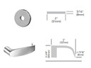 Sargent 8205 LNL Office or Entry Mortise Lock