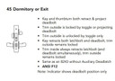 Sargent 60-8245 LNL 26D Dormitory or Exit Mortise Lock, Accepts Large Format IC Core (LFIC), Satin Chrome Finish
