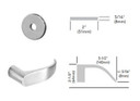 Sargent 70-8237 LNP Classroom Mortise Lock, Accepts Small Format IC Core (SFIC)