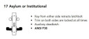 Sargent LC-8217 LNP Asylum or Institutional Mortise Lock, Conventional Less Cylinder
