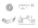 Sargent 8259 LNP Double Locking Mortise Lock