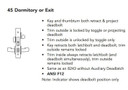 Sargent 60-8245 LW1B 26D Dormitory or Exit Mortise Lock, Accepts Large Format IC Core (LFIC), Satin Chrome Finish