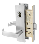 Sargent 60-8255 LW1L Office or Entry Mortise Lock, Accepts Large Format IC Core (LFIC)