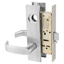 Sargent LC-8289 LW1L 26D Holdback Mortise Lock, Conventional Less Cylinder, Satin Chrome Finish
