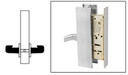 Sargent 8294 LW1L 26D Trim Dummy Mortise Lock, Satin Chrome Finish