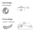 Sargent 28-7G05 LP Entrance or Office Cylindrical Lever Lock