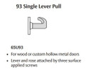 Sargent 65U93 KL Single Lever Pull