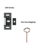 Von Duprin 22K Rim Panic Exit Device, with 210K Knob