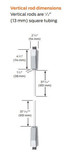 Von Duprin 2227TP-F Fire Rated Surface Vertical Rod Exit Device, With 230TP Thumbpiece