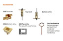 Von Duprin 9847WDCEO Concealed Vertical Rod Device, For Wood Doors