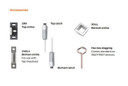 Von Duprin CXA9927EO RGO Chexit Surface Vertical Rod Exit Device