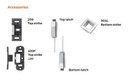 Von Duprin RX9827EO-F Surface Vertical Rod Exit Device, Request to Exit
