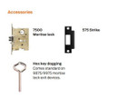 Von Duprin RX9875EO Mortise Lock Panic Exit Device, Request to Exit