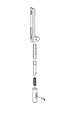 Von Duprin 050036 5547 Bottom Rod Kit