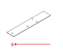 LCN 4040SE-60 689 4040SE Series Cover Plate Screw, Aluminum Finish