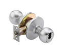 BEST 8K37AB4DS3626 Grade 1 Entrance Cylindrical Knob Lock, Satin Chrome