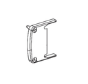 Falcon ECAP.129 Lock Stile Push Bar End Cap