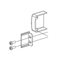 Falcon ECAP.130 Channel/Hingeside End Cap Kit