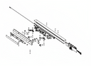 Sargent 68-3785 32D 12-59-86/87/88/89 Rail Assembly J-Wide, Satin Stainless Steel Finish