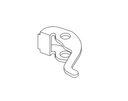 Schlage L583-051 Transfer Lever, L Series