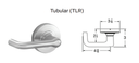 Schlage ND80BDEU TLR Heavy Duty Electrified Storeroom Lock - Fail Secure, Accepts Small Format IC Core, Tubular Style