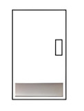 Ives 8400 US32D 10x46 Kick Plate, Satin Stainless Steel