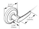 Corbin Russwin CL3175 AZD Grade 1 Corridor/Dormitory Vandal Resistance Cylindrical Lever Lock